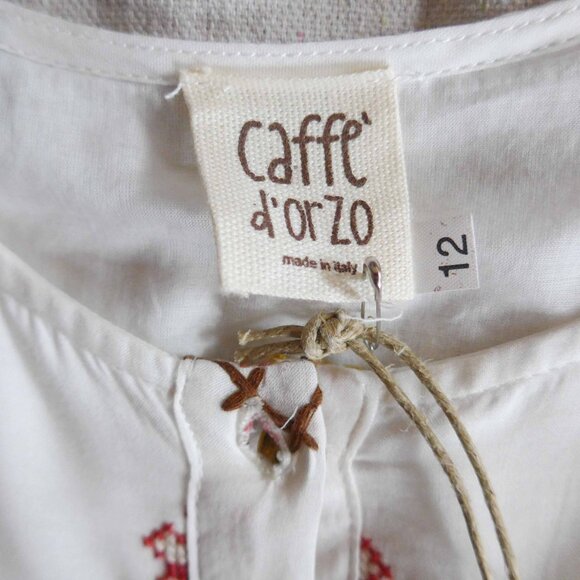 NWT Caffe’ d’Orzo Girls 12 Embroidered Folkish Dress - Picture 5 of 16